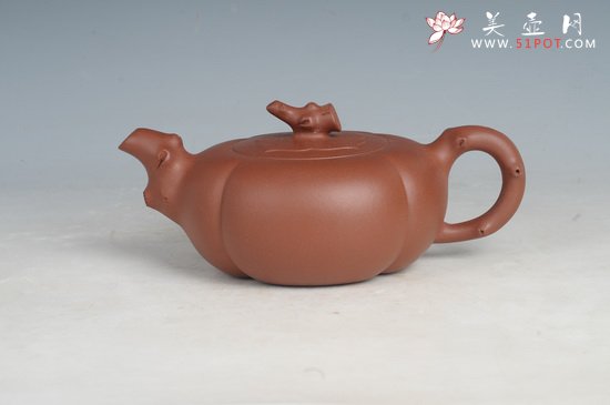 紫砂壶图片：柿扁 - 宜兴紫砂壶网