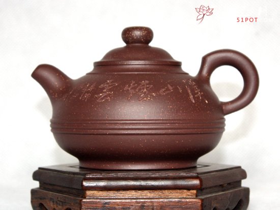 紫砂壶图片：紫泥调砂  金砂华容 - 宜兴紫砂壶网