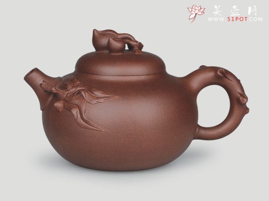 紫砂壶图片：寿桃 - 宜兴紫砂壶网