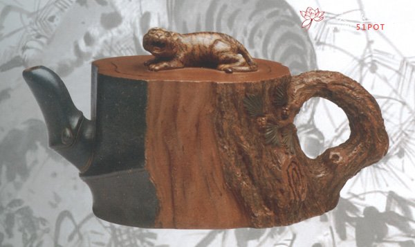 紫砂壶图片：松竹雄风 - 宜兴紫砂壶网