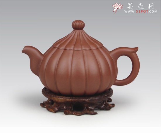 紫砂壶图片：宝菊壶 - 宜兴紫砂壶网