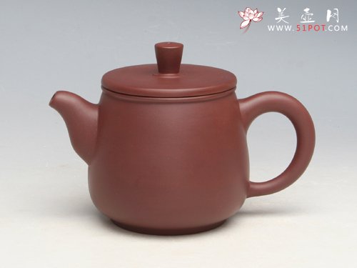 紫砂壶图片：顶天立地（拼紫泥） - 宜兴紫砂壶网