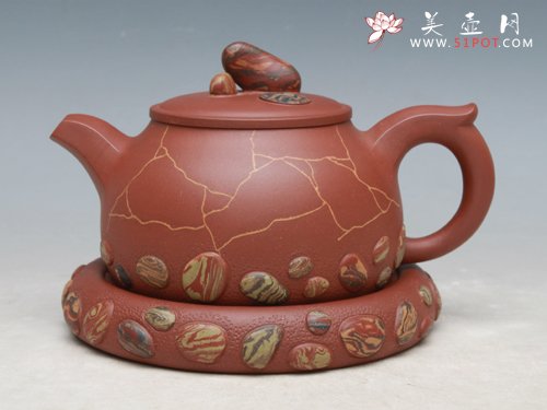 紫砂壶图片：石趣 320CC - 宜兴紫砂壶网