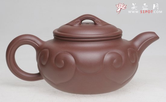 紫砂壶图片：仿古如意 - 宜兴紫砂壶网