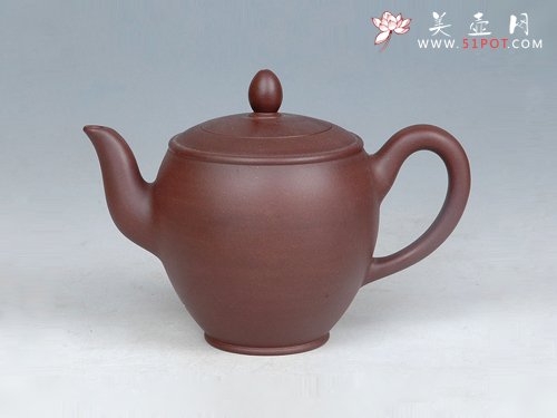 紫砂壶图片：高带线圆 - 宜兴紫砂壶网