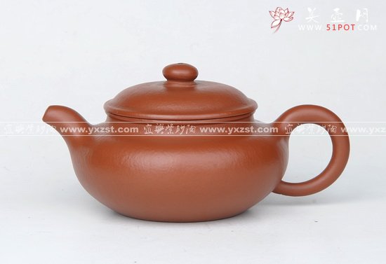 紫砂壶图片：朱泥仿古 - 宜兴紫砂壶网