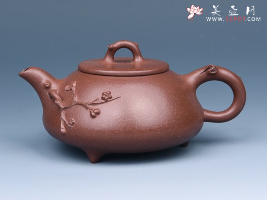 紫砂壶图片：松针石瓢 - 宜兴紫砂壶网