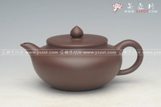 紫砂壶图片：圆桃 - 宜兴紫砂壶网