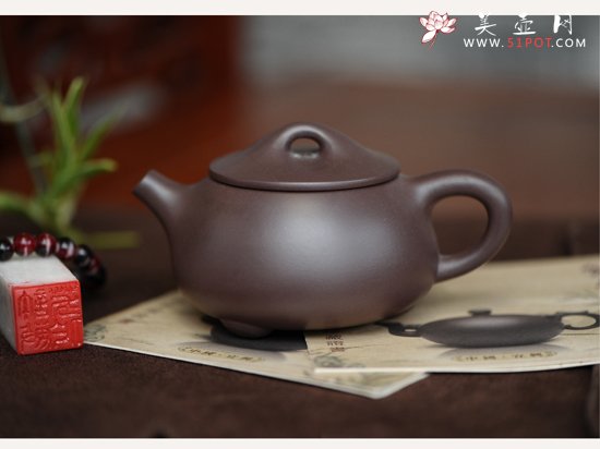 紫砂壶图片：小石瓢 - 宜兴紫砂壶网