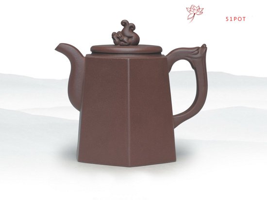 紫砂壶图片：鱼龙壶 - 宜兴紫砂壶网