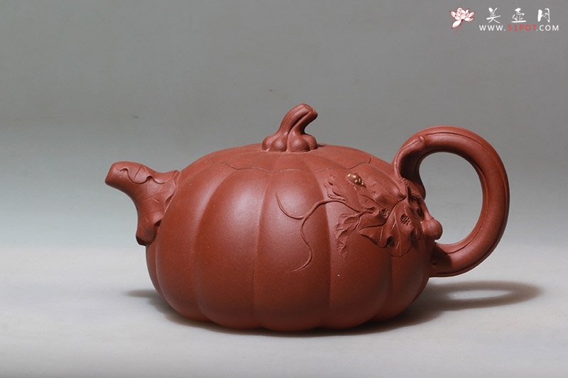 紫砂壶图片：南瓜 - 宜兴紫砂壶网