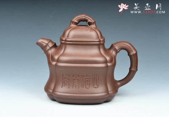 紫砂壶图片：竹鼎 - 宜兴紫砂壶网