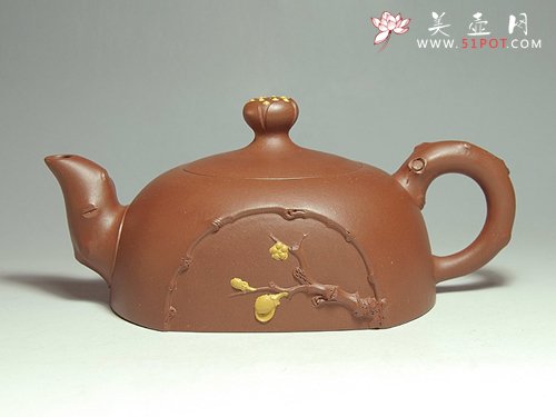 紫砂壶图片：青梅竹马 - 宜兴紫砂壶网