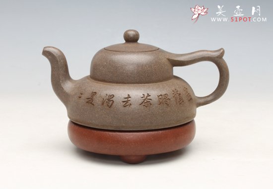 紫砂壶图片：东坡笠阴壶 - 宜兴紫砂壶网