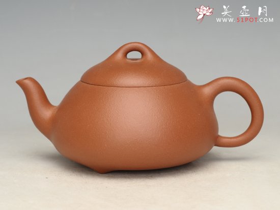 紫砂壶图片：汉棠石瓢 - 宜兴紫砂壶网