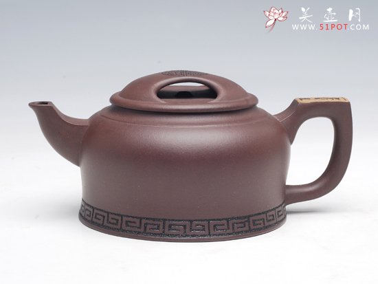 紫砂壶图片：牛盖莲子 - 宜兴紫砂壶网