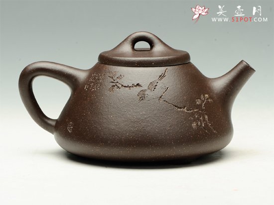 紫砂壶图片：子冶石瓢 - 宜兴紫砂壶网