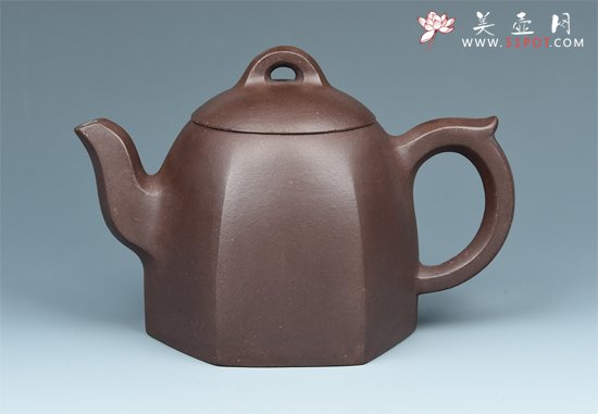 紫砂壶图片：六方秦权 - 宜兴紫砂壶网