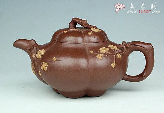 紫砂壶图片：上合梅 - 宜兴紫砂壶网
