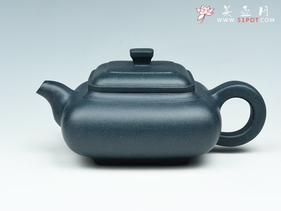 紫砂壶图片：扁四方 - 宜兴紫砂壶网