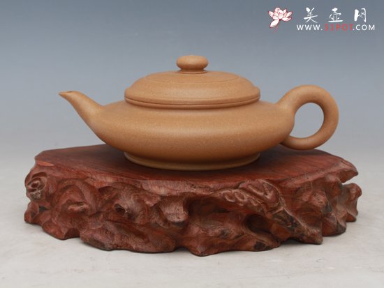 紫砂壶图片：虚扁 - 宜兴紫砂壶网