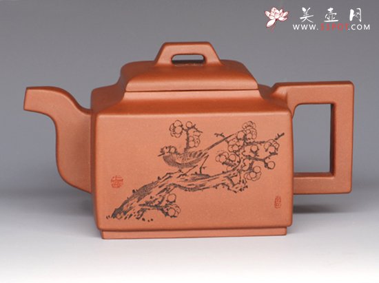 紫砂壶图片：亚明四方 - 宜兴紫砂壶网