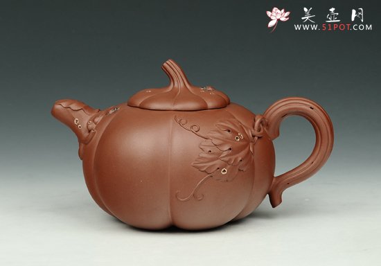 紫砂壶图片：瓢虫瓜趣 - 宜兴紫砂壶网