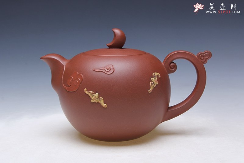 紫砂壶图片：彩云逐月 - 宜兴紫砂壶网