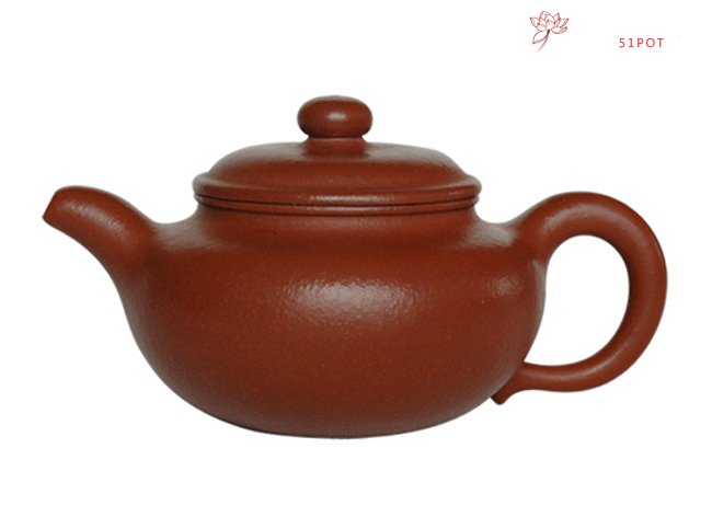 紫砂壶图片：朱泥仿古 150CC - 宜兴紫砂壶网