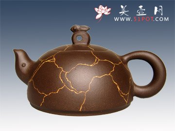 紫砂壶图片：龟兔赛跑 - 宜兴紫砂壶网