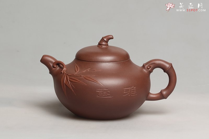 紫砂壶图片：福竹 - 宜兴紫砂壶网