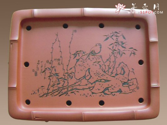 紫砂壶图片：《涵竹》茶海 厉上... - 宜兴紫砂壶网