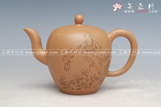 紫砂壶图片：美人肩 - 宜兴紫砂壶网