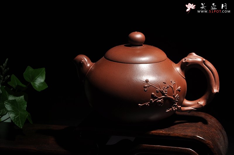 紫砂壶图片：圆福-梅 - 宜兴紫砂壶网