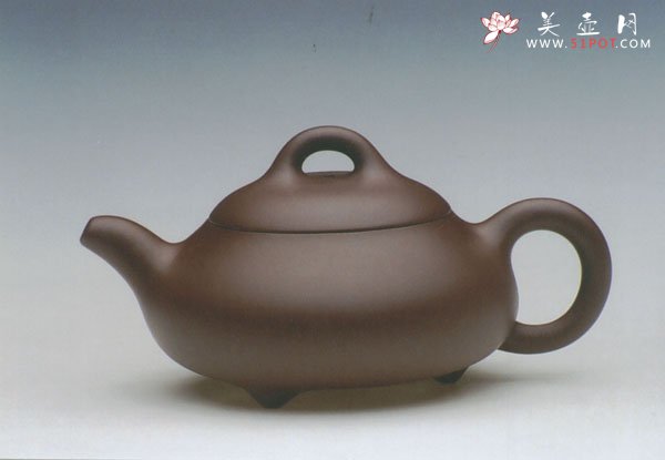 紫砂壶图片：矮石瓢 - 宜兴紫砂壶网