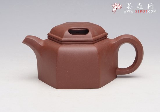 紫砂壶图片：六方莲子 - 宜兴紫砂壶网