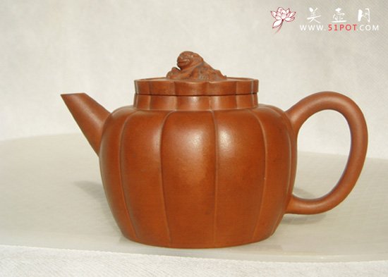 紫砂壶图片：狮盖 - 宜兴紫砂壶网
