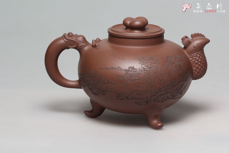 紫砂壶图片：天鸡 - 宜兴紫砂壶网