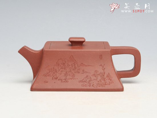 紫砂壶图片：小方砖 - 宜兴紫砂壶网
