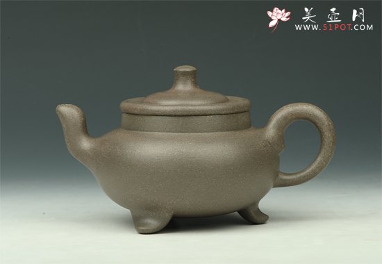 紫砂壶图片：三角炉鼎 - 宜兴紫砂壶网