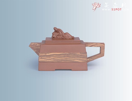 紫砂壶图片：李白醉仙 - 宜兴紫砂壶网