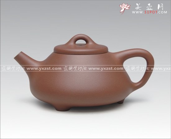 紫砂壶图片：子冶石瓢 - 宜兴紫砂壶网