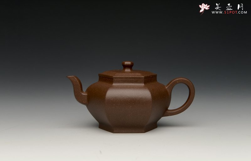 紫砂壶图片：小六方宫灯 - 宜兴紫砂壶网