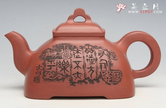 紫砂壶图片：觚菱 - 宜兴紫砂壶网