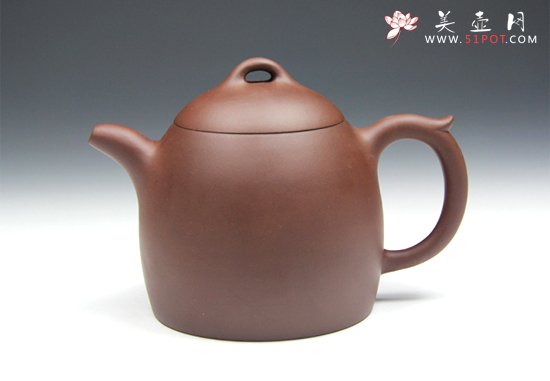 紫砂壶图片：【秦权】500cc珍藏原矿文革老紫泥 - 宜兴紫砂壶网