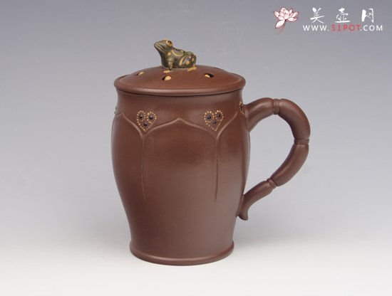 紫砂壶图片：荷叶青蛙 - 宜兴紫砂壶网