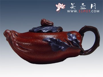 紫砂壶图片：佛手 - 宜兴紫砂壶网