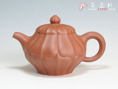 紫砂壶图片：高合菱壶 - 宜兴紫砂壶网