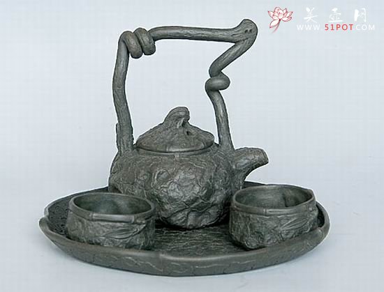 紫砂壶图片：小供春套壶 - 宜兴紫砂壶网