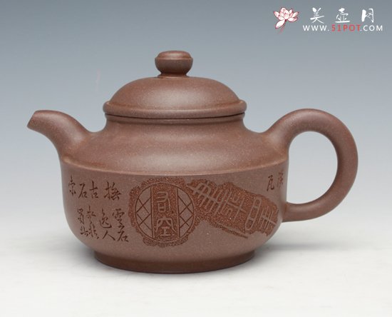 紫砂壶图片：汉瓦 - 宜兴紫砂壶网